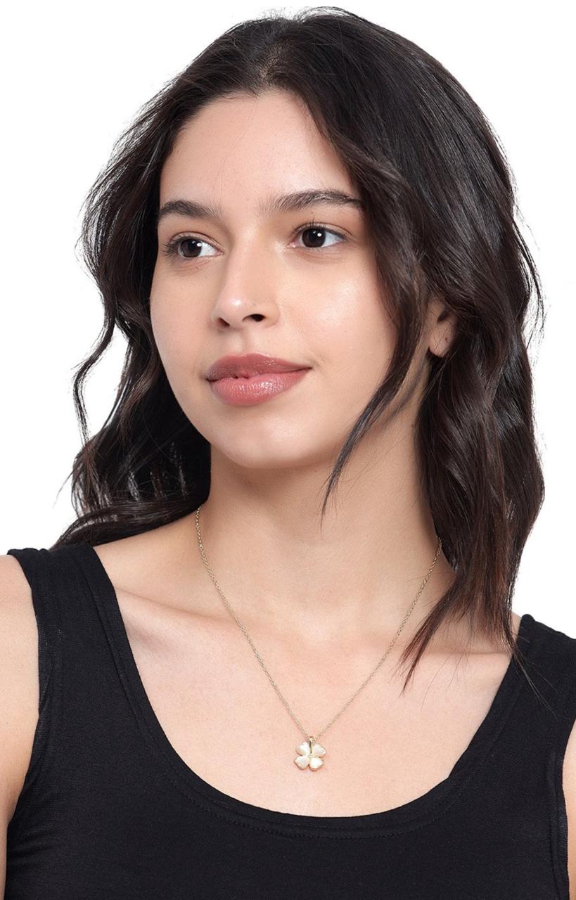 Gold-Plated Pendant With Chain