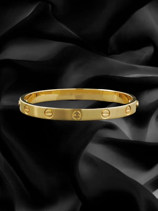 Gold-Plated Kada Bracelet